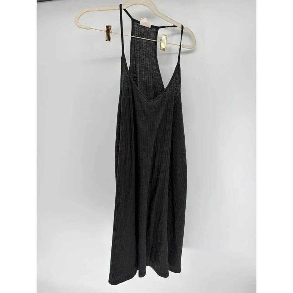 Salt Life Sunset Swell Ribbed Racerback Black Dress XL
